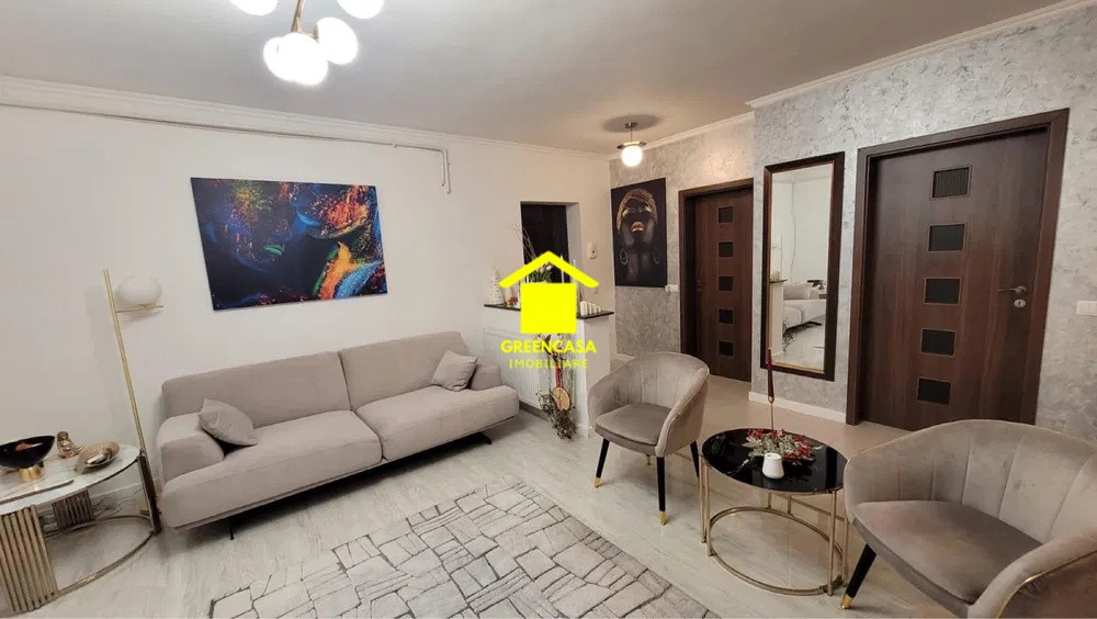 Apartament mobilat modern 2 camere, 53mp, zona Teilor, Floresti