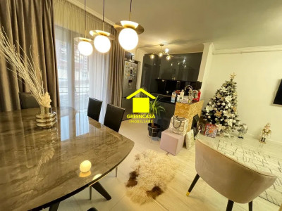 Apartament mobilat modern 2 camere, 53mp, zona Teilor, Floresti