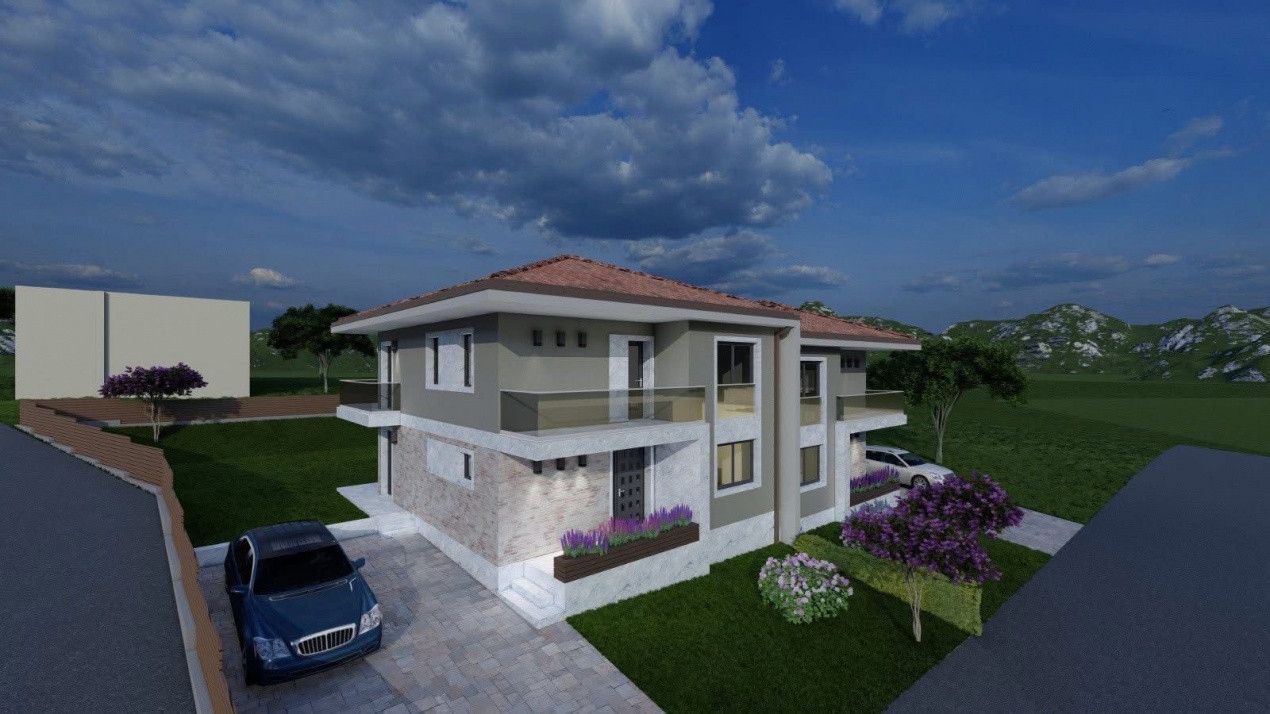 Duplex semifinisat, 120mp utili, 450mp teren, Chinteni 