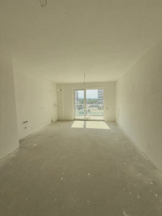 Apartament semifinisat, 2 camere, 46mp, balcon, zona BMW