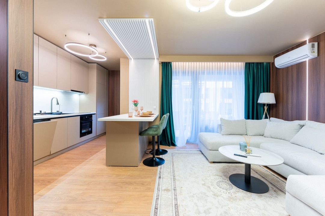 Apartament 2 camere semidecomandat „Între Lacuri Residence” 5 min de Iulius Mall