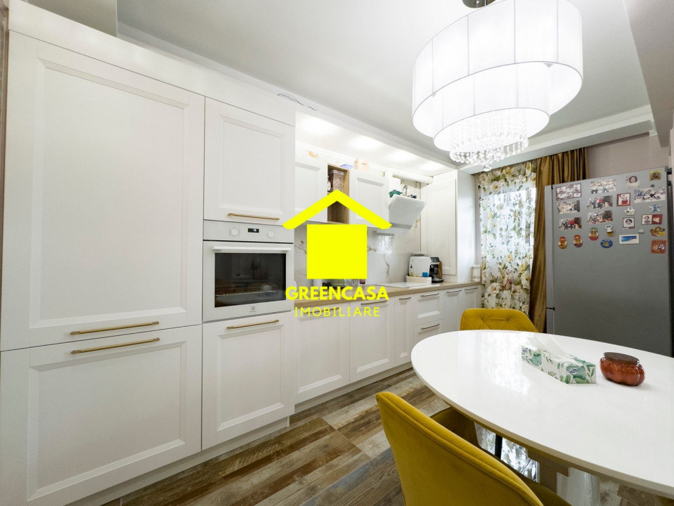 Apartament ultrafinisat, 3 camere, 72mp, zona Vivo, Floresti