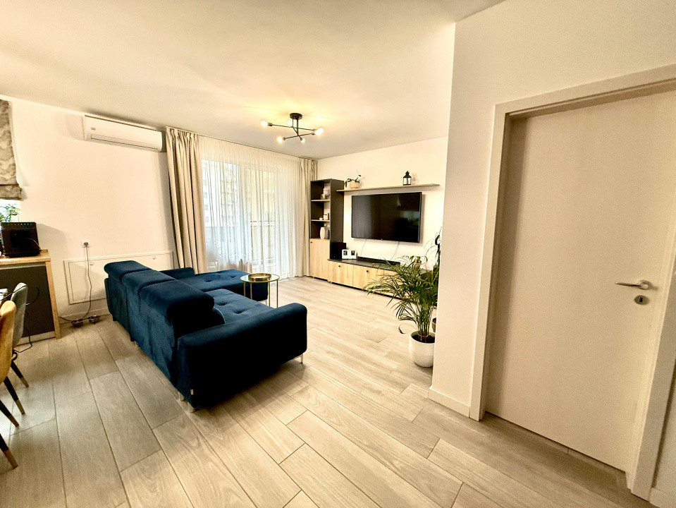 Apartament modern cu 3 camere, complet mobilat și utilat, în bloc nou (2021) 