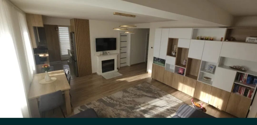 Apartament cu 3 camere, finisat, mobilat și utilat complet, situat în Baciu