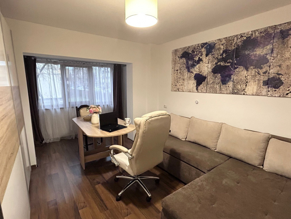 Apartament de 4 cam, complet mobilat și utilat,78 mp utili, parter, Marasti/Cluj
