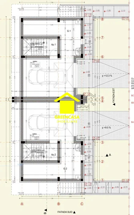 Duplex, 200mp utili, 250mp teren, zona Fagului, Floresti