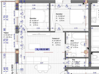 Apartament 3 camere Sesul de Sus Florești BLOC NOU