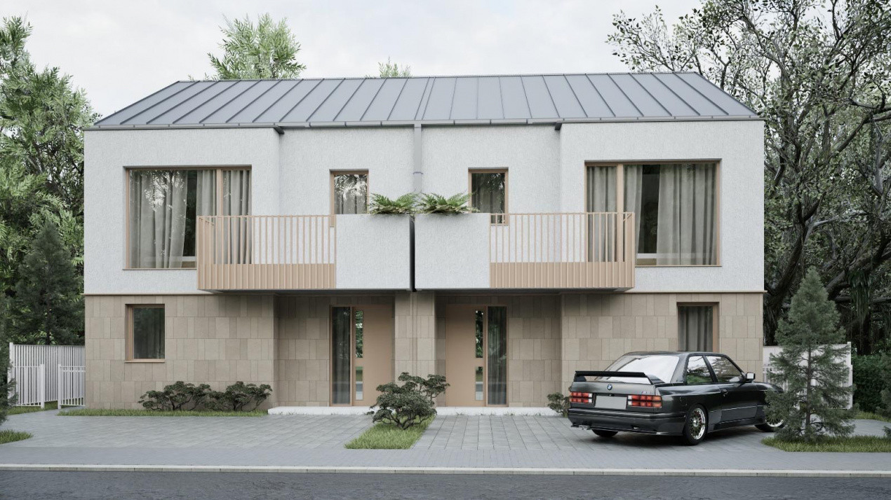 Duplexuri moderne într-o zonă liniștită din Popești – aproape de Cluj-Napoca