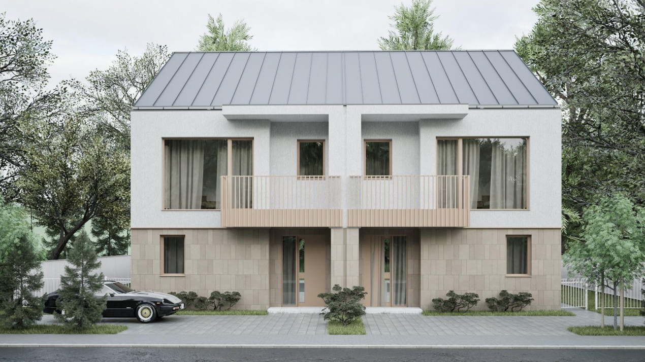 Duplexuri moderne într-o zonă liniștită din Popești – aproape de Cluj-Napoca