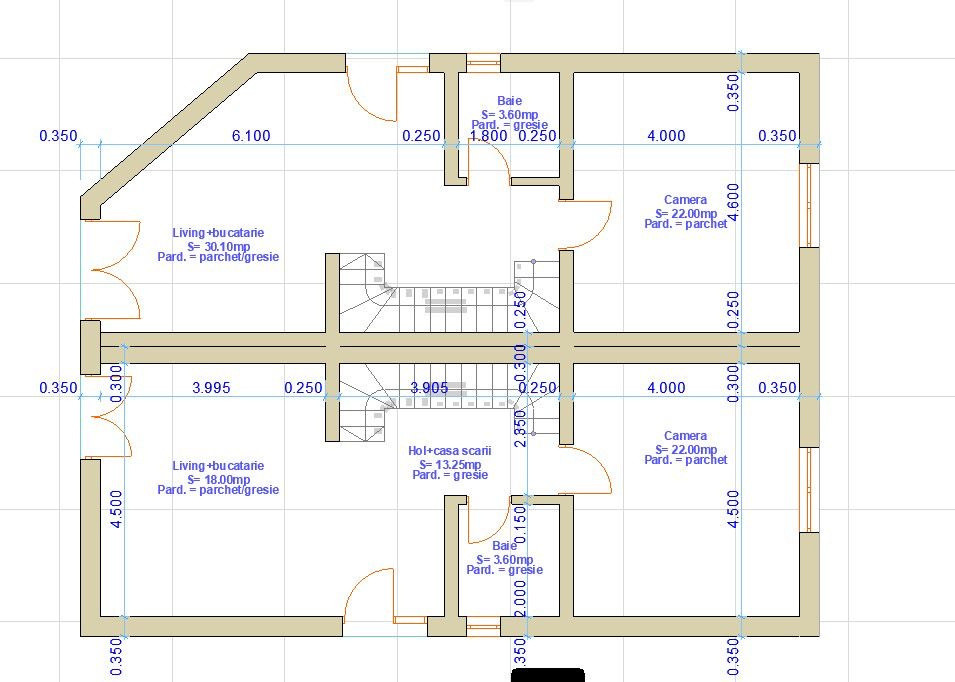 Duplex de vânzare – str. Fagului, Florești