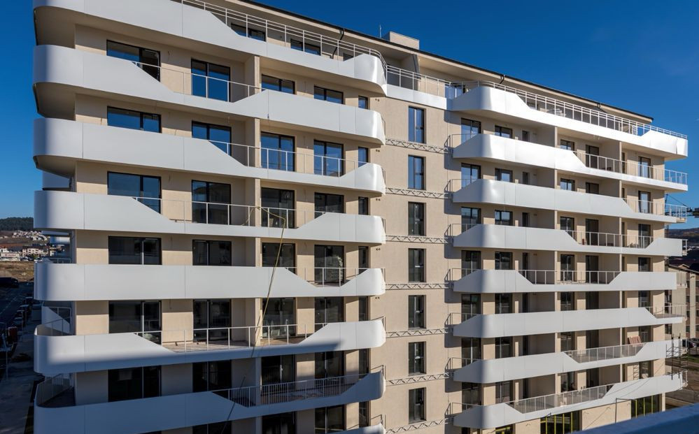 Apartament 3 camere 58,63mp+28 terasa ansamblu premium Floresti