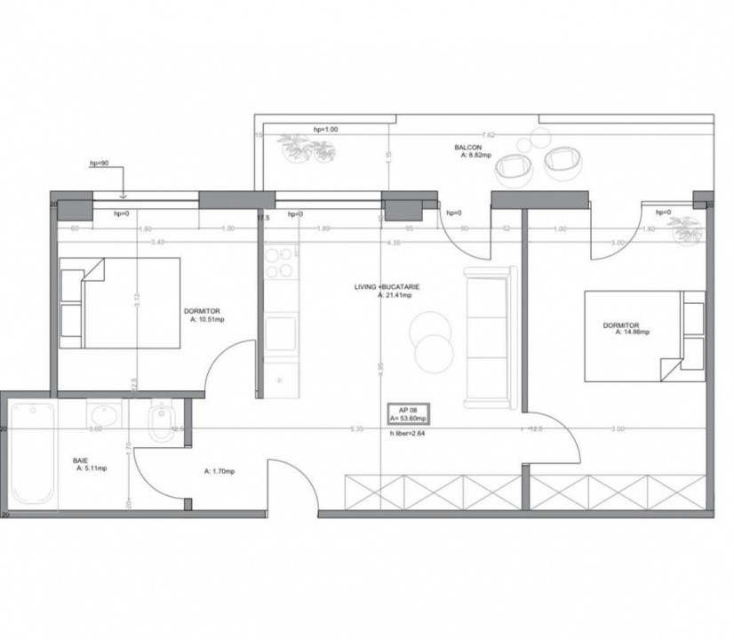 Apartament 3 camere finisat modern  Iulius Mall Cluj-Napoca