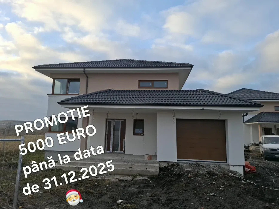 Casă individuală de vânzare, Jucu de Mijloc, 154 mp, Teren 1000 mp, Garaj