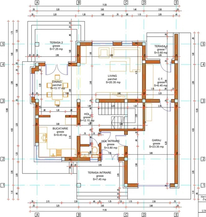 Casă individuală de vânzare, Jucu de Mijloc, 154 mp, Teren 1000 mp, Garaj