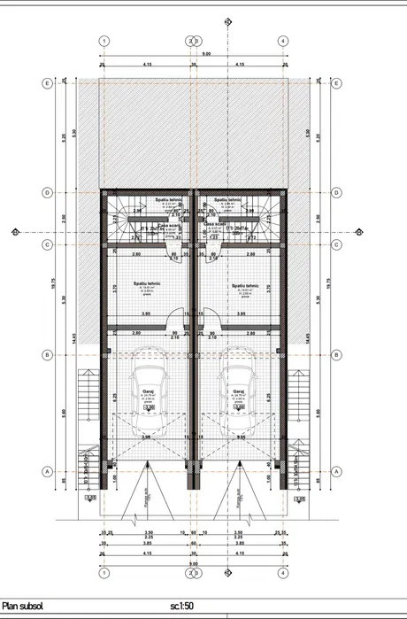 Duplex Voronet Nou Semifinisat 202 mp, Garaj, Terasa circulabila