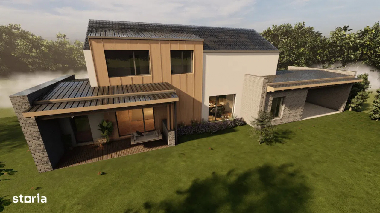 Casă individuală premium – Salicea, Cluj | Zonă centrală | Teren 1100mp