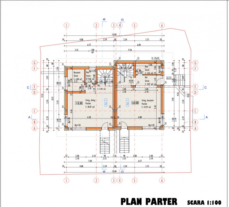 Duplex de vânzare | Acces separat | Curte proprie | Dâmbul Rotund