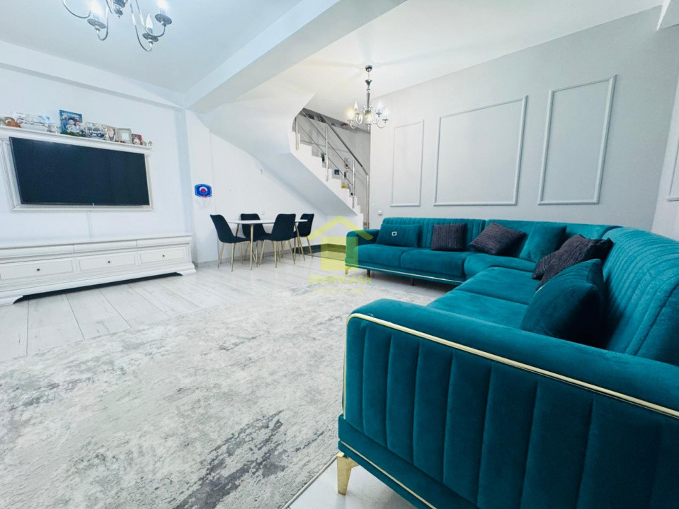 Casă înșiruită P+1, 4 camere, mobilată, complex privat, Bragadiru