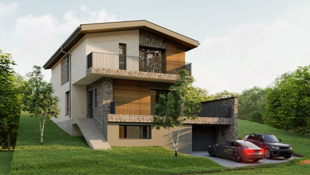 Casa spatioasa 220mp, 550mp teren, Chinteni