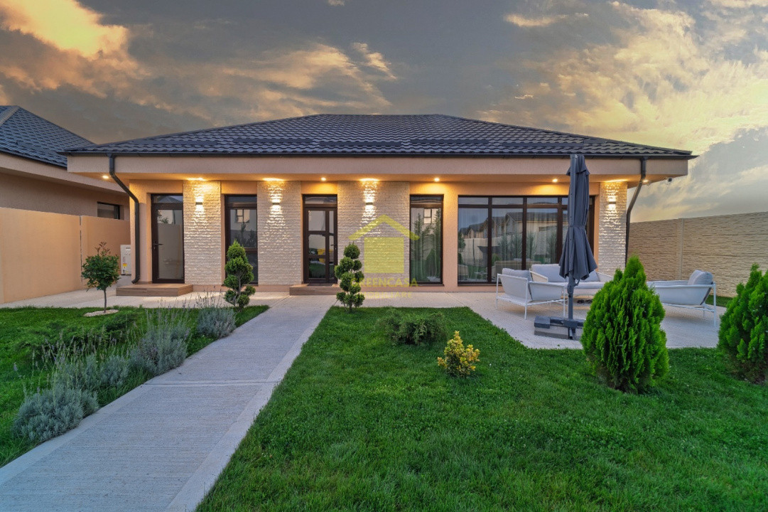 Casă individuală premium, P+M, 140 mp, teren 500 mp, Domnești