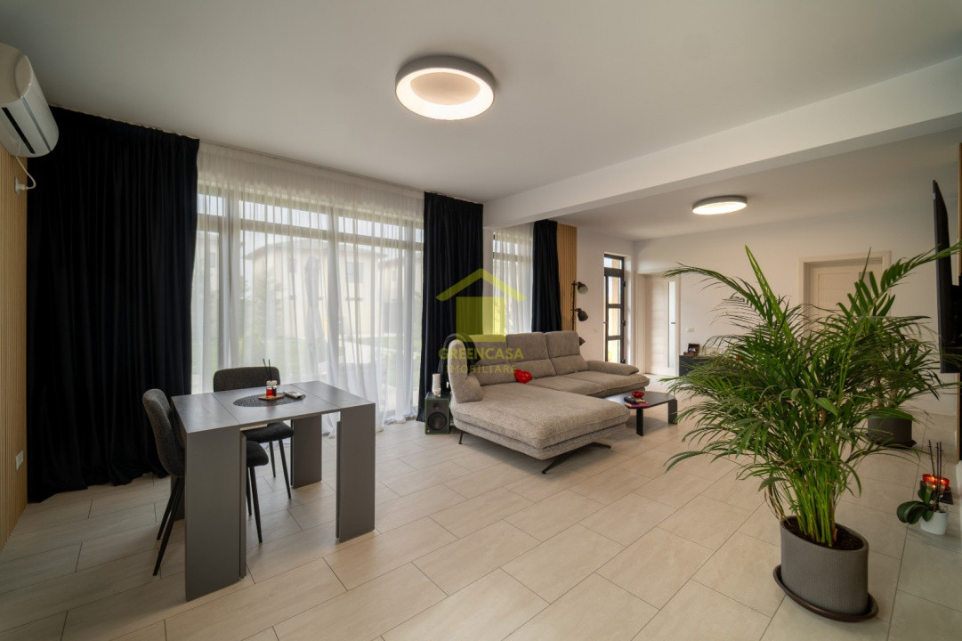 Casă individuală premium, P+M, 140 mp, teren 500 mp, Domnești