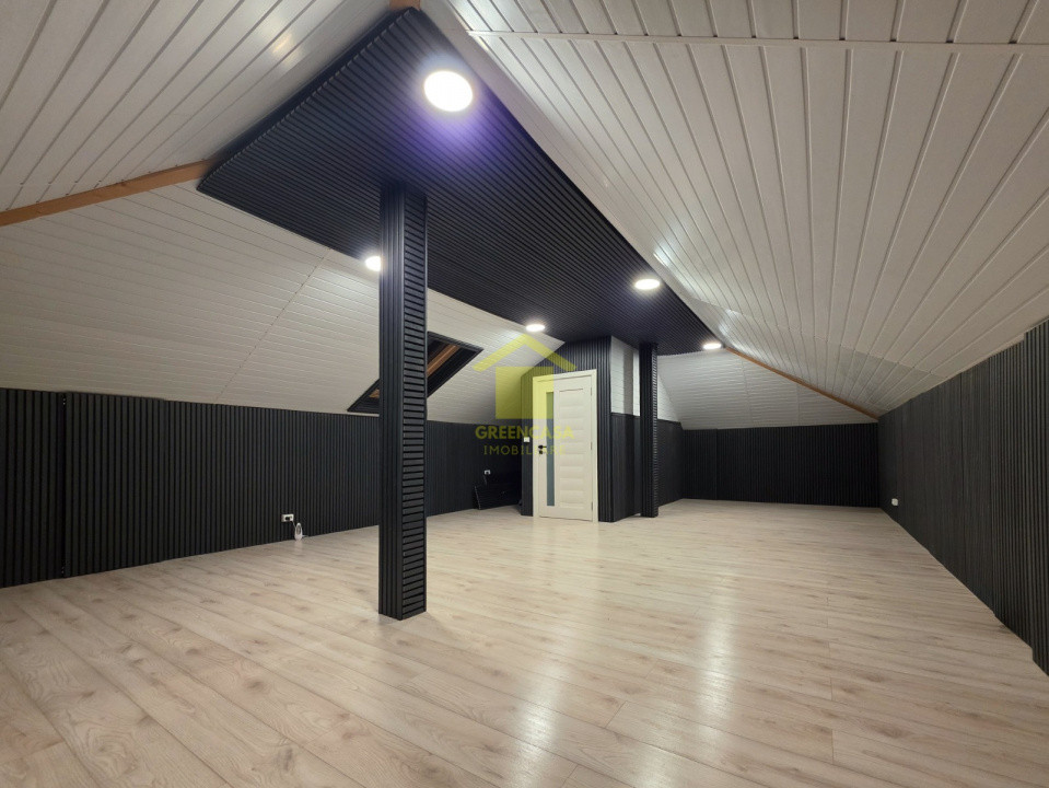 Casă individuală premium, P+M, 140 mp, teren 500 mp, Domnești