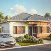 Casă nouă pe parter, 4 camere, 122mp, teren 400 mp, Domnești - JYSK