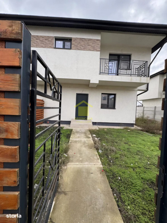 Casă tip duplex semifinisată, 4 camere, 200mp teren, Bragadiru