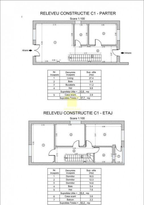 Casă tip duplex P+1+mansardă, teren 250 mp, Bragadiru
