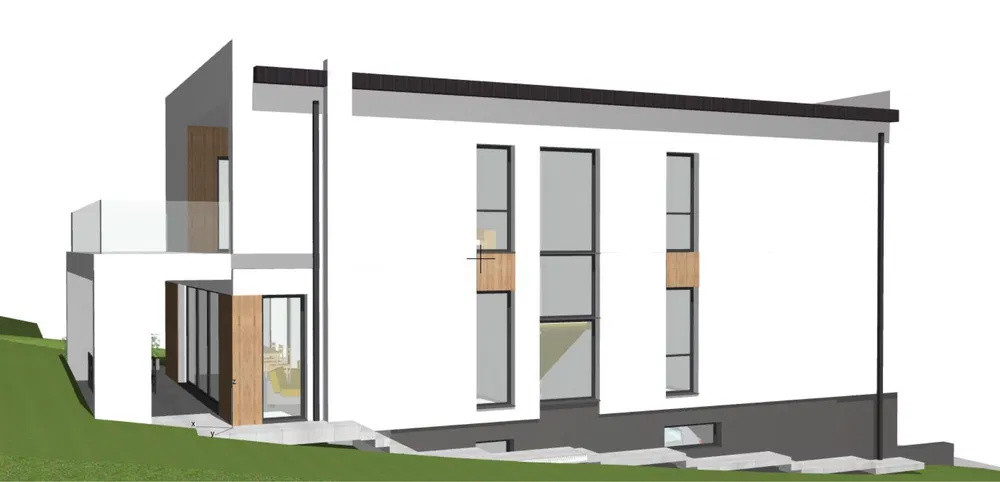 Casa individuala Voronet semifinisata, 292mp utili si 598mp teren