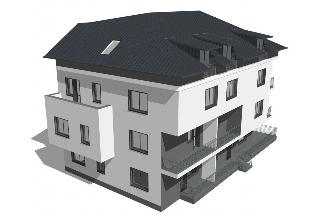 Studio modern, terasă 39,12mp finisaje premium, Bragadiru