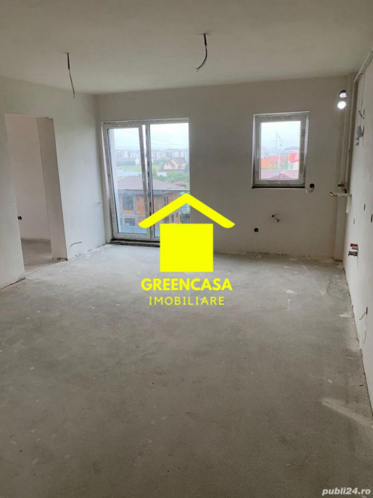Apartament semifinisat, 3 camere, 57mp, parcare, zona Tineretului, Floresti
