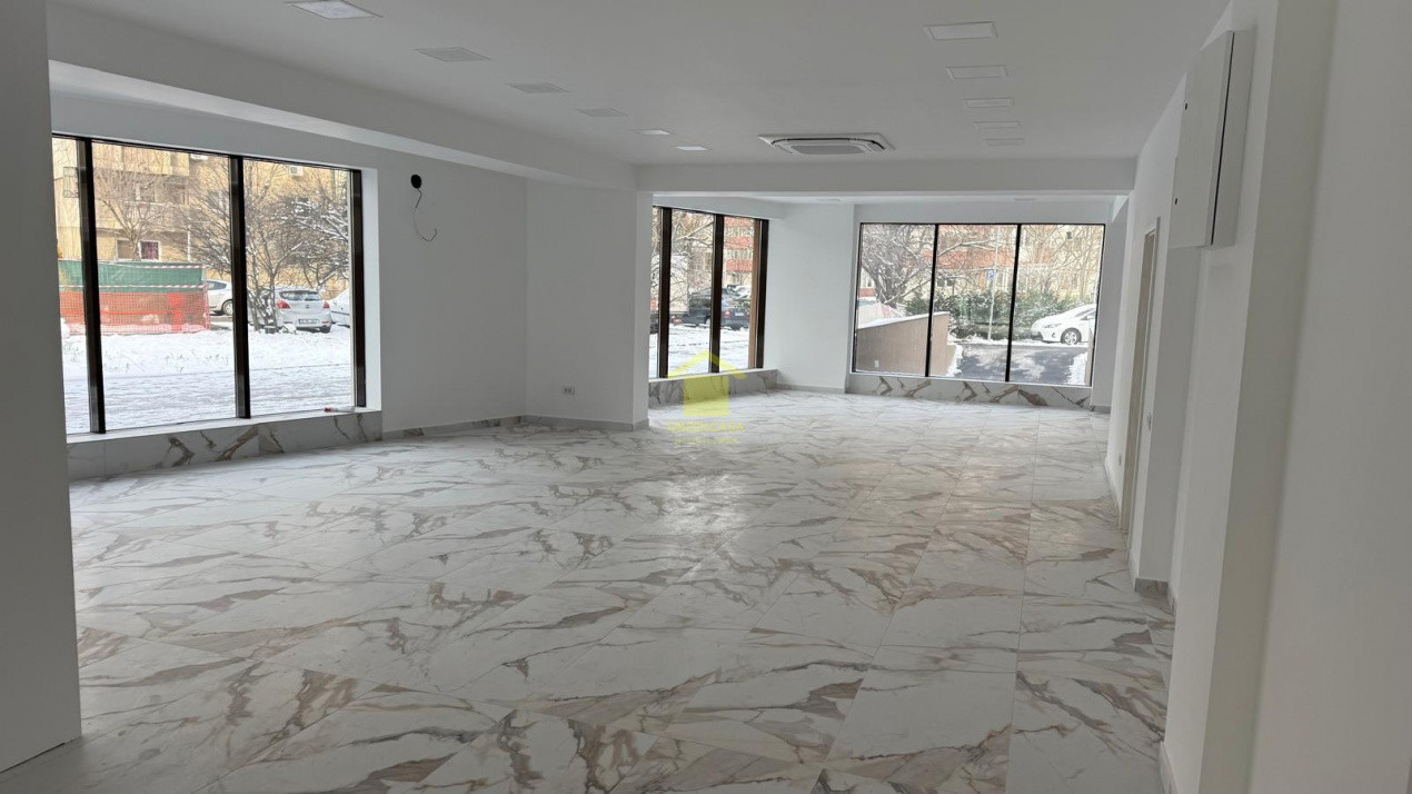 Spațiu comercial 163 mp finisat, vitrină stradală – zona Str. 13 Septembrie