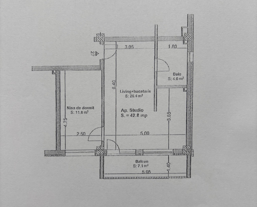 Apartament 2 camere Cetatii-Floresti