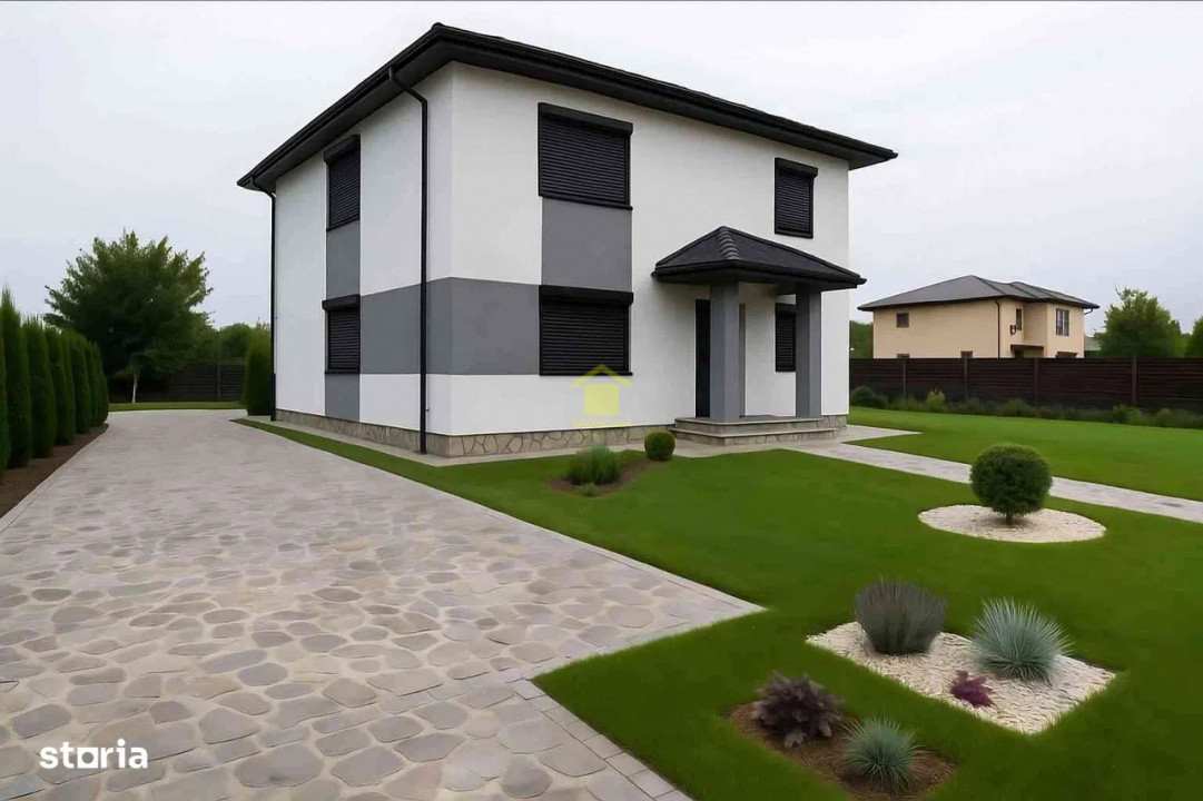 Casă nouă P+1+Pod, 157 mp utili, teren 430 mp, Domnesti