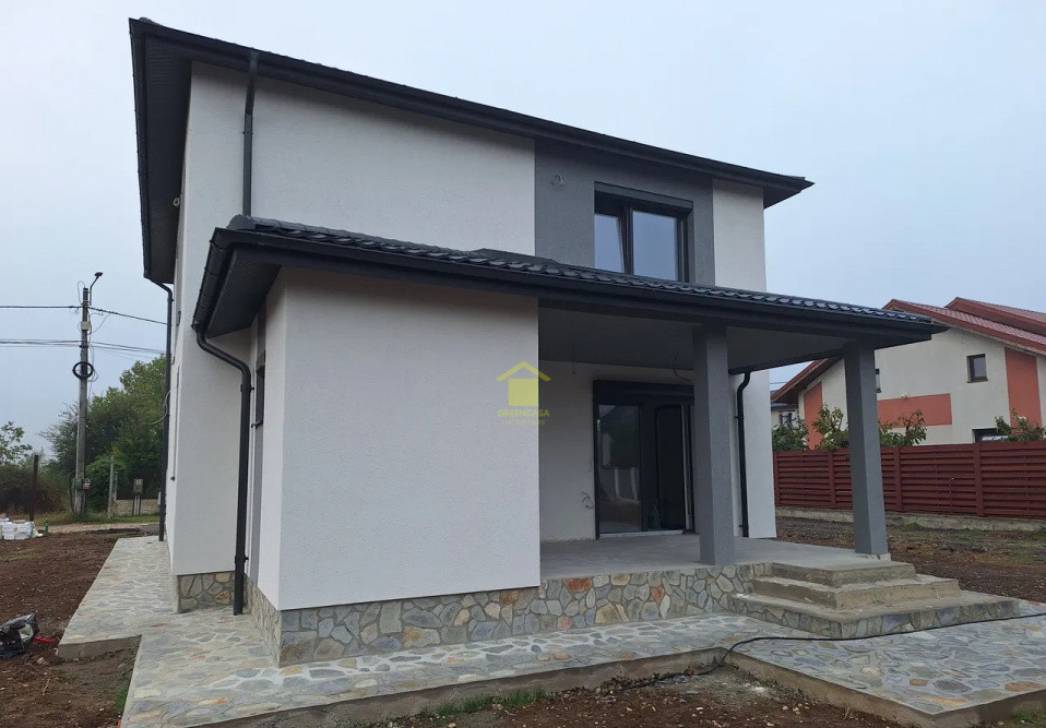 Casă nouă P+1+Pod, 157 mp utili, teren 430 mp, Domnesti