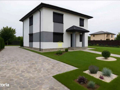 Casă nouă P+1+Pod, 157 mp utili, teren 430 mp, Domnesti