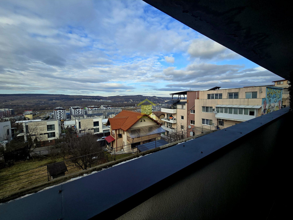 Apartament 2 camere, balcon 14,75mp, zona Vivo, Floresti