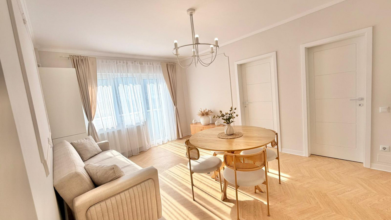 Apartament 3 camere, mobilat modern, etaj intermediar, zona Terra 