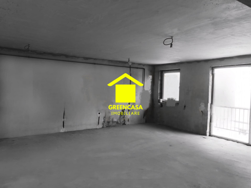Apartament semifinisat 2 camere 56mp Floresti