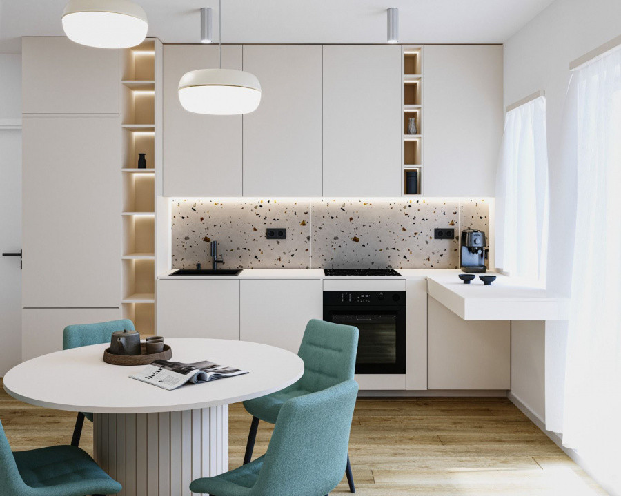 Apartament mobilat, 50mp, balcon, etaj 1, zona Vivo