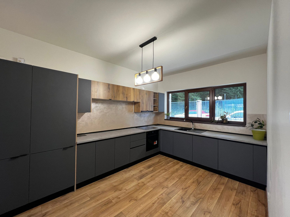 Casă modernăla liziera pădurii, Floresti