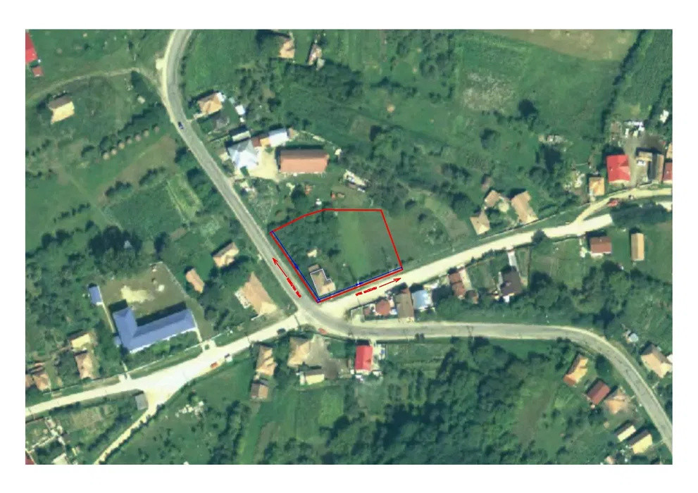 Teren de vanzare suprafata 2451 mp zona : Chinteni 