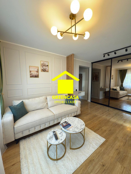Apartament lux 2 camere, 43mp, balcon, parcare subterana, zona Terra, Floresti