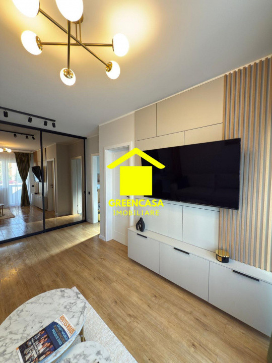 Apartament lux 2 camere, 43mp, balcon, parcare subterana, zona Terra, Floresti