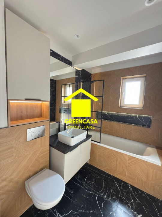 Apartament lux 2 camere, 43mp, balcon, parcare subterana, zona Terra, Floresti
