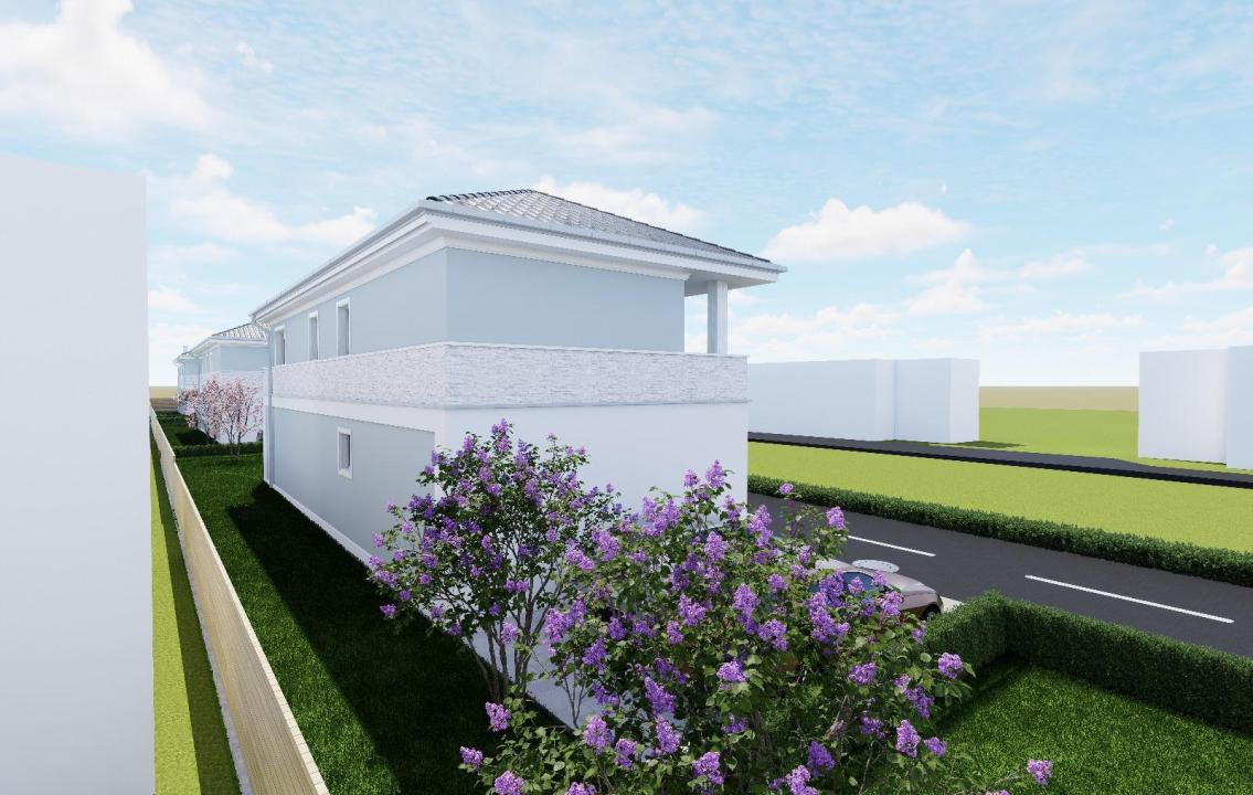 Teren 1500 mp, 3 parcele cu AC pentru case individuale, Florești