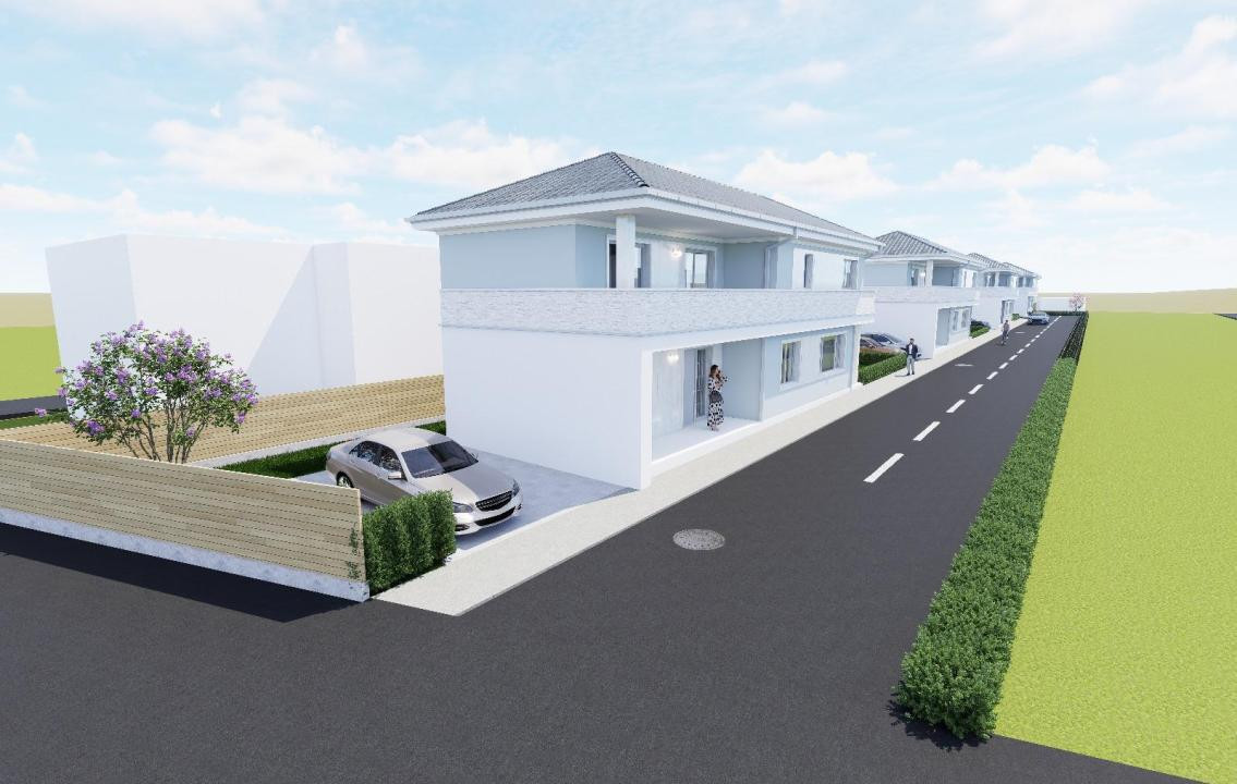 Teren 1500 mp, 3 parcele cu AC pentru case individuale, Florești