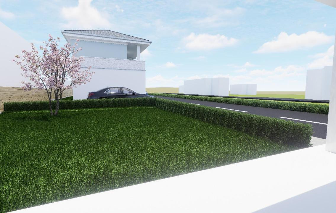 Teren 1500 mp, 3 parcele cu AC pentru case individuale, Florești