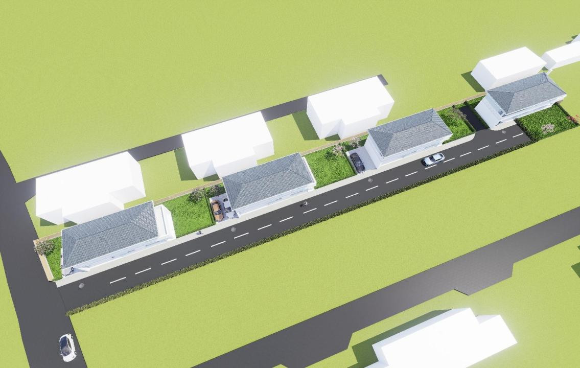 Teren 1500 mp, 3 parcele cu AC pentru case individuale, Florești